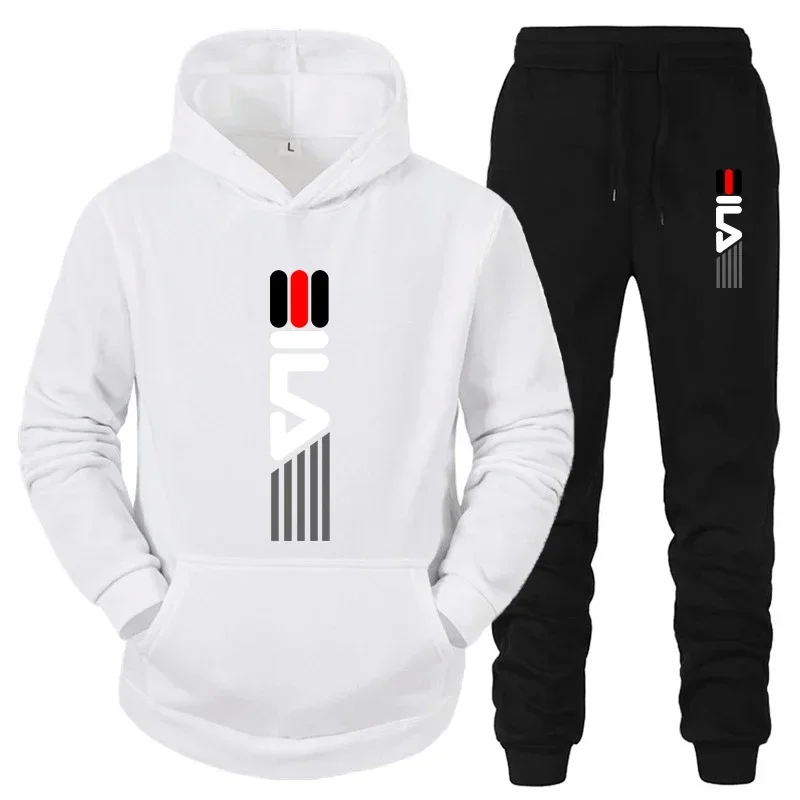 Streetwear Hoodie - Setelan Olahraga Pria Hoodie Sweatshirt+Celana Panjang