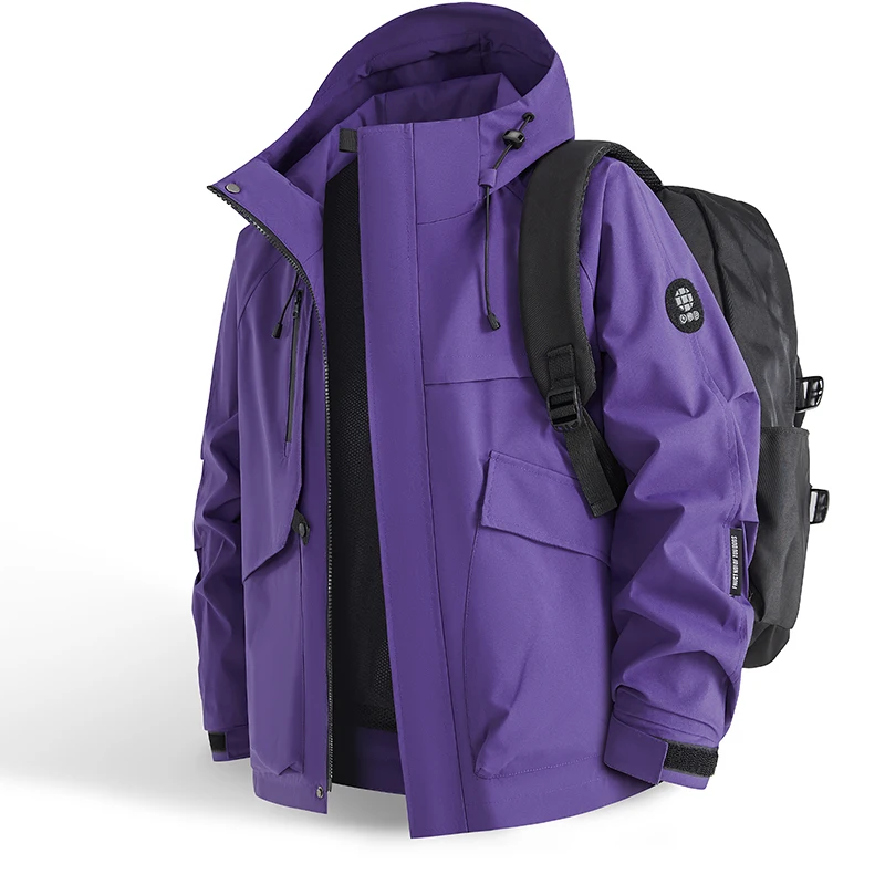 Windbreaker Men Zip - Jaket Tahan Air Pria untuk Hiking