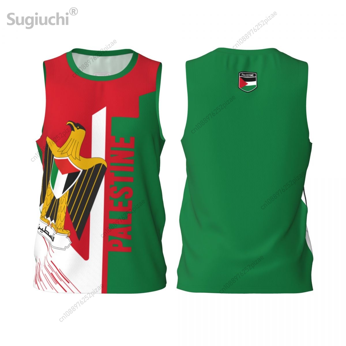 Men'S Fashion Names - Kaos Olahraga Bendera Palestina 3D Custom