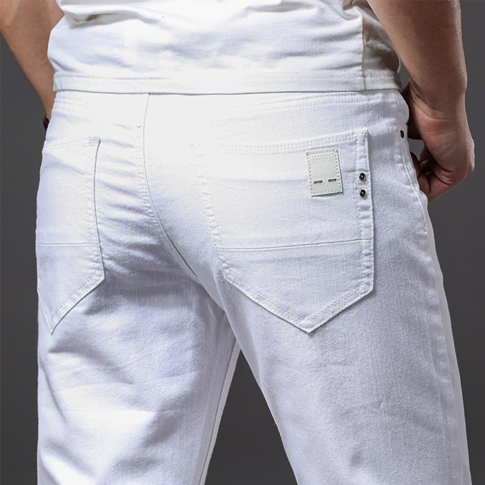 Men'S Fashion For 60 Year Old - Celana Jeans Putih Pria Celana Panjang