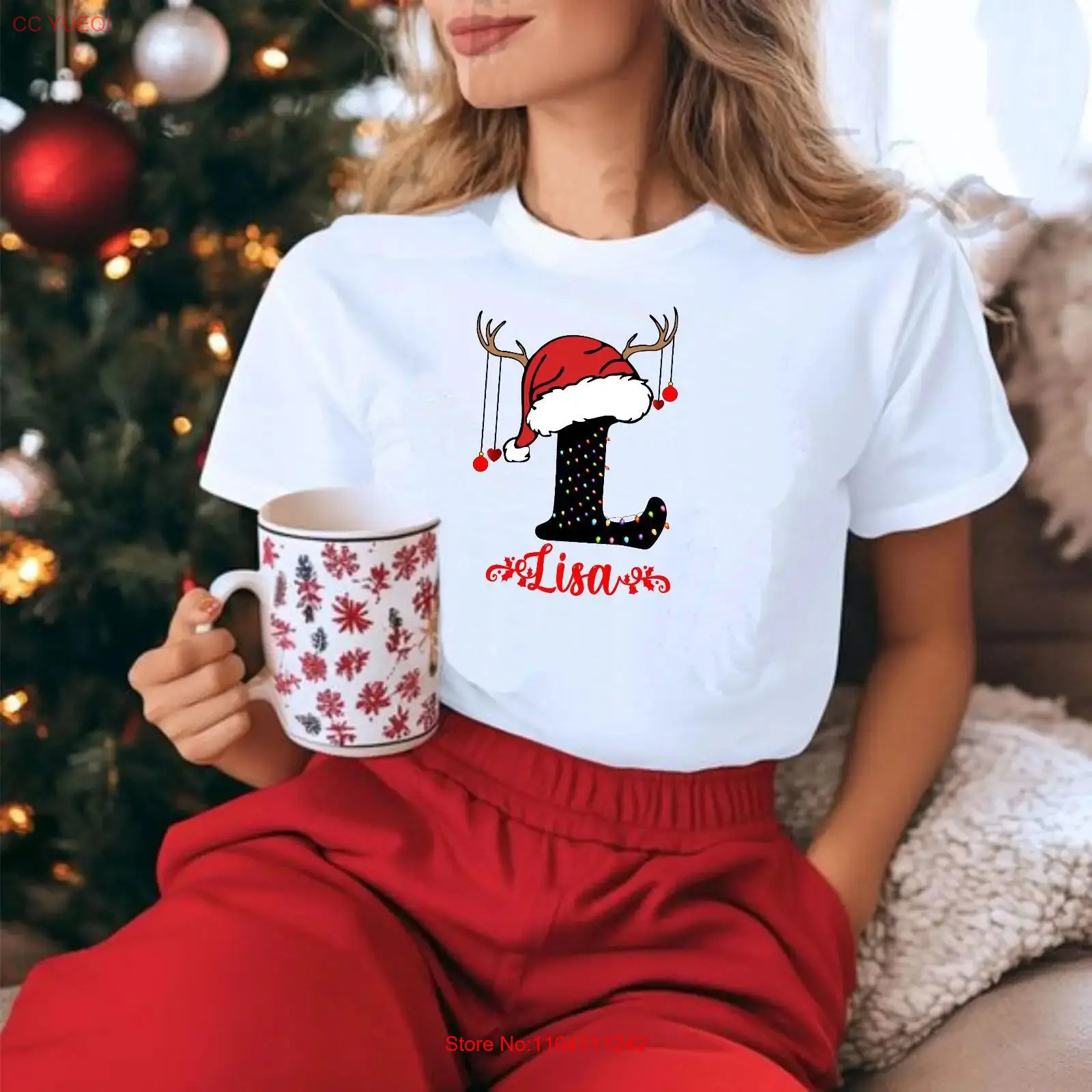 Men'S Fashion Names - Kaos Nama Keluarga Natal yang Dipersonalisasi,