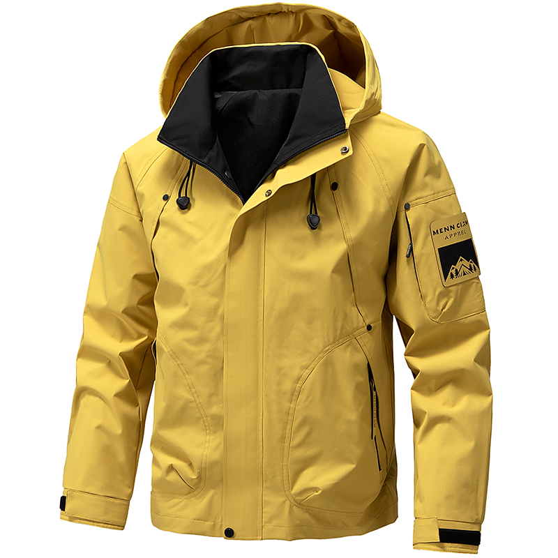 Windbreaker Men Zip - Jaket Hoodie Tahan Air Musim Semi