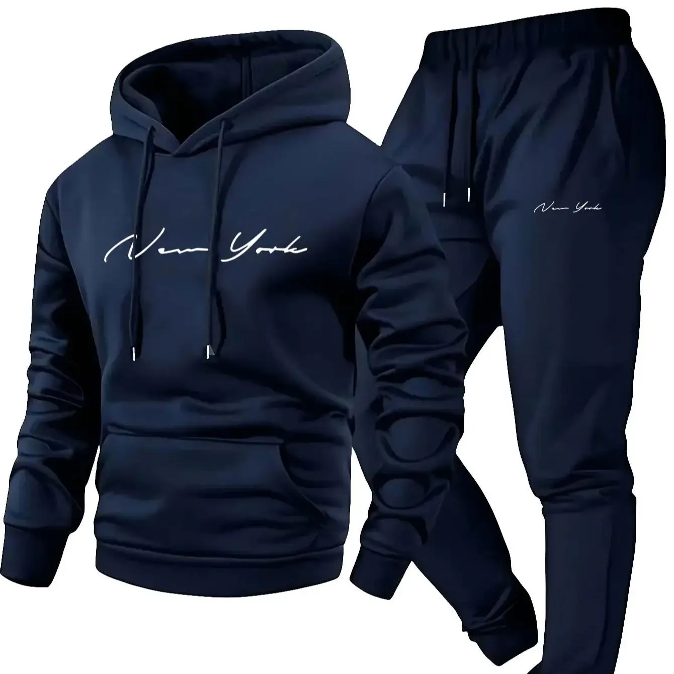 Streetwear Hoodie - Setelan Hoodie dan Celana Olahraga Pria