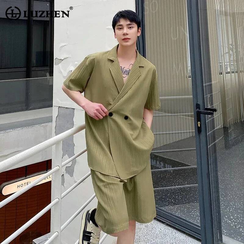 Men'S Fashion For Summer 2026 - LUZHEN Setelan Pria Tampan Musim Panas