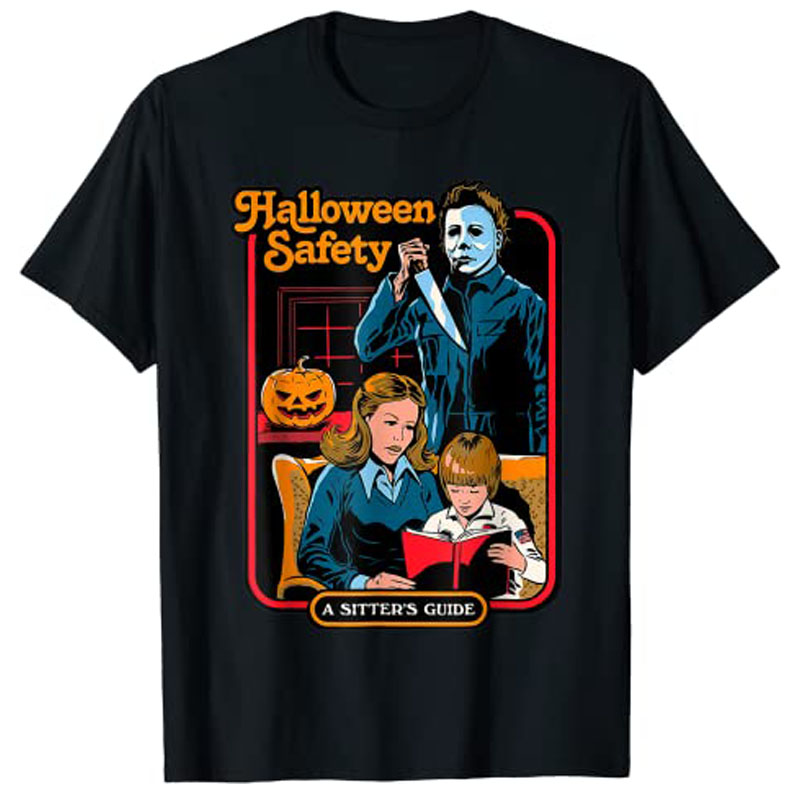Men'S Fashion For 60 Year Old - Kaus Panduan Keluarga Keselamatan Halloween Kaus