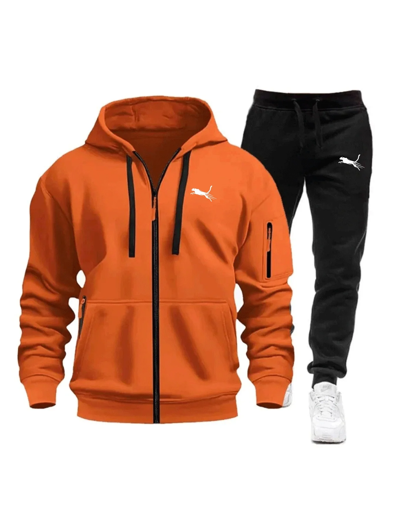 Streetwear Hoodie - Setelan Sweatshirt Kasual Pria Harian dengan