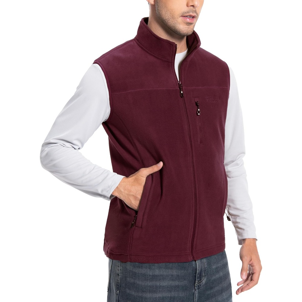 Windbreaker Men Zip - Rompi Fleece Pioneer Camp Jaket Musim