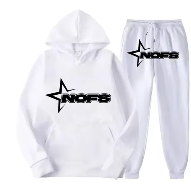 Streetwear Hoodie - 2026 Pakaian Olahraga Pria Streetwear, Setelan