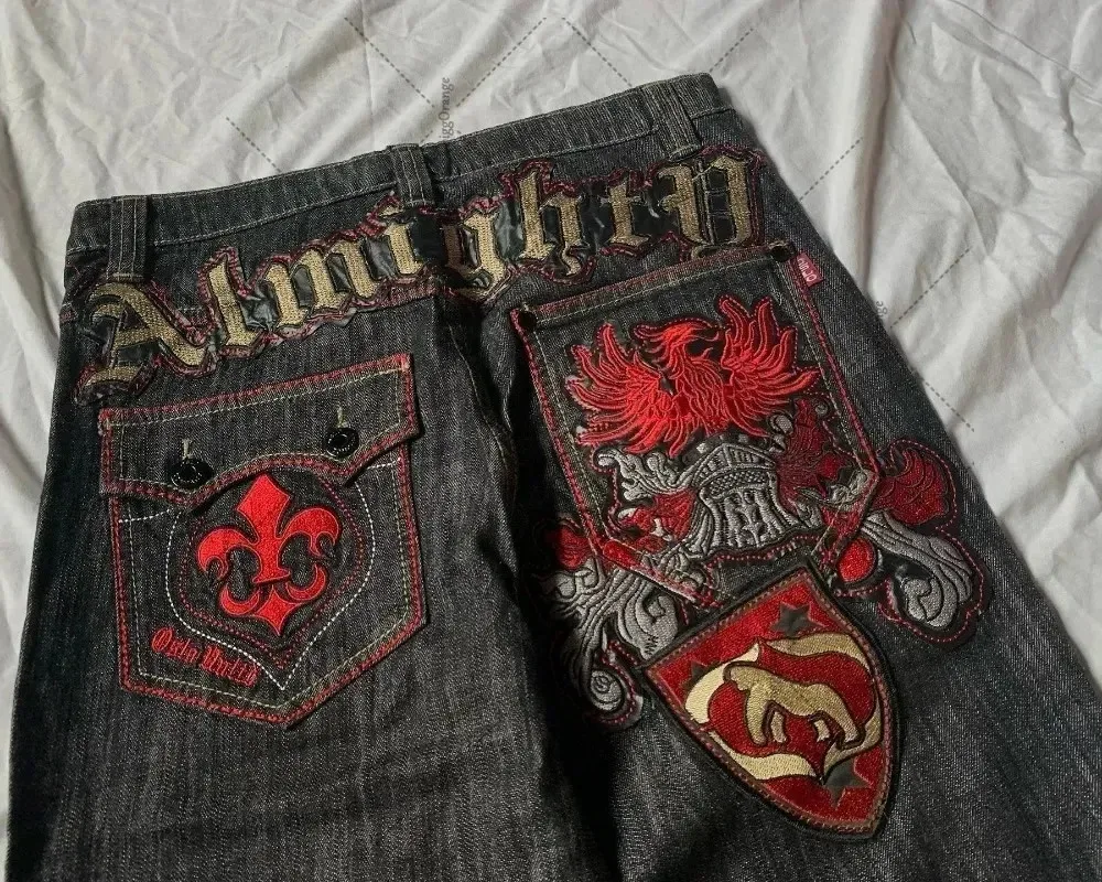Men'S Fashion For 60 Year Old - Celana jeans pria bergaya retro Y2K