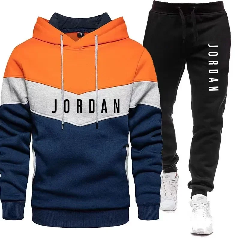 Setelan Olahraga Pria Musim Gu - Streetwear Hoodie ulasan dan harga