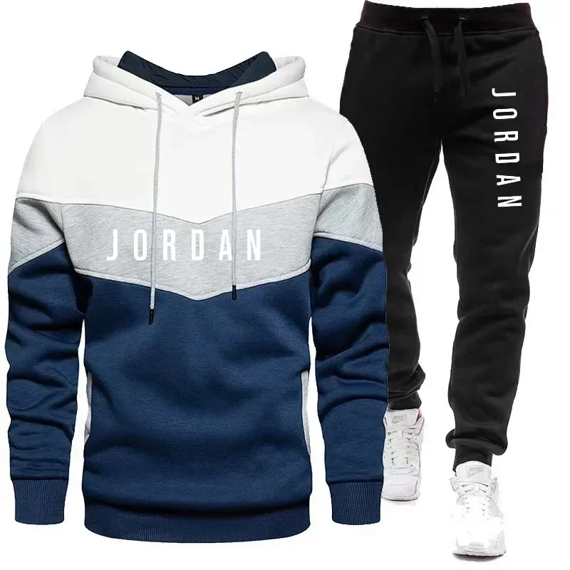 Setelan Olahraga Pria Musim Gu - Streetwear Hoodie ulasan dan harga