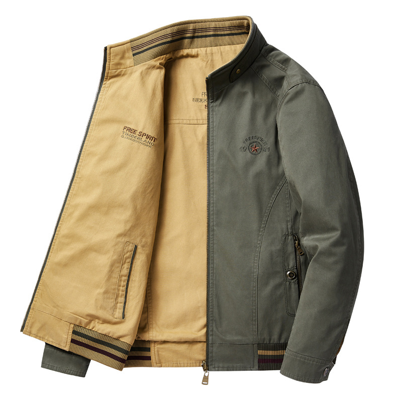 Jaket Hiking Dua Sisi untuk Pr - Windbreaker Men Zip ulasan dan harga