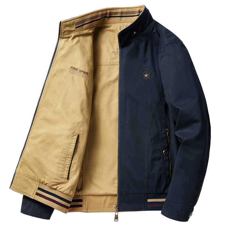Jaket Hiking Dua Sisi untuk Pr - Windbreaker Men Zip ulasan dan harga