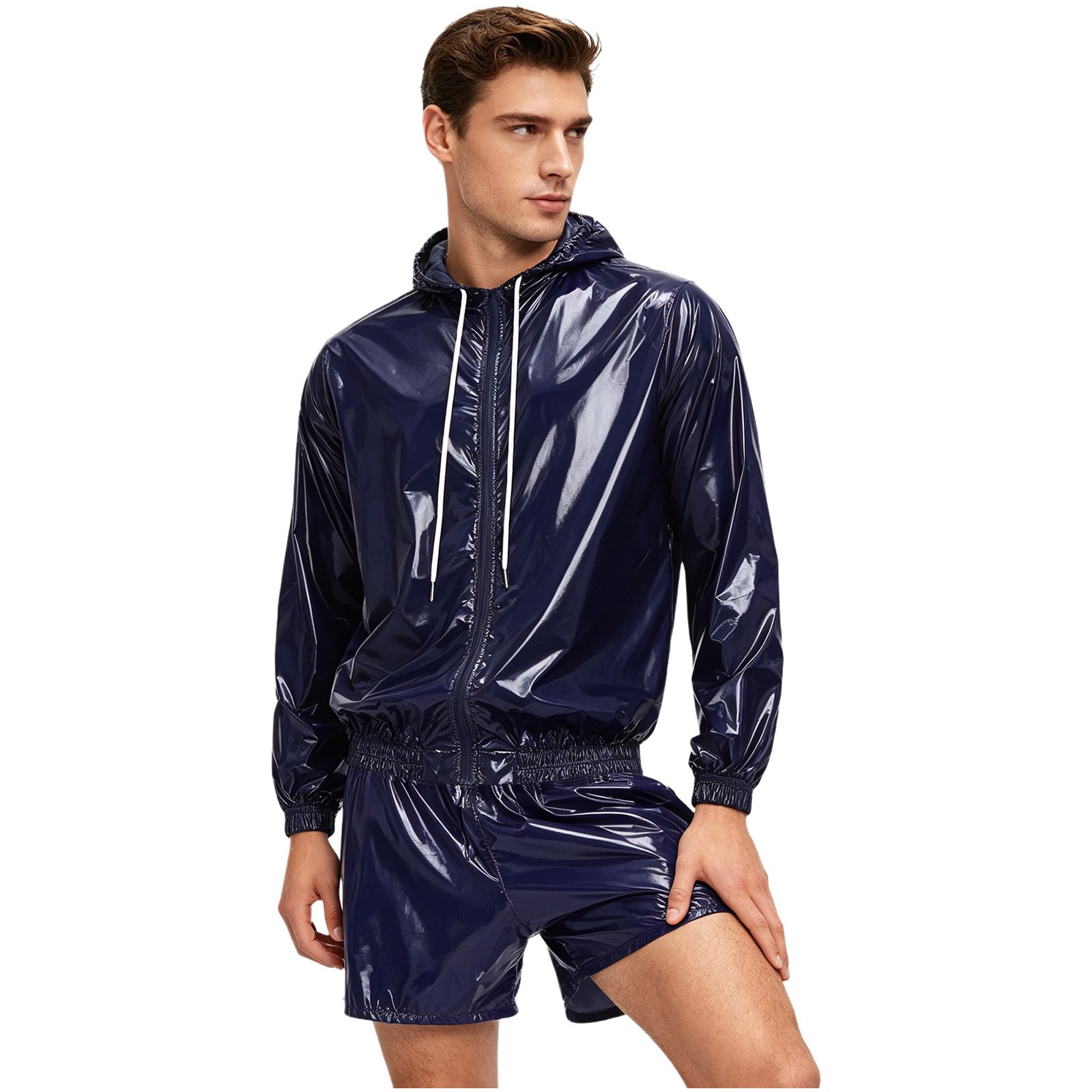 Pakaian Olahraga Renang Tahan  - Windbreaker Men Zip ulasan dan harga