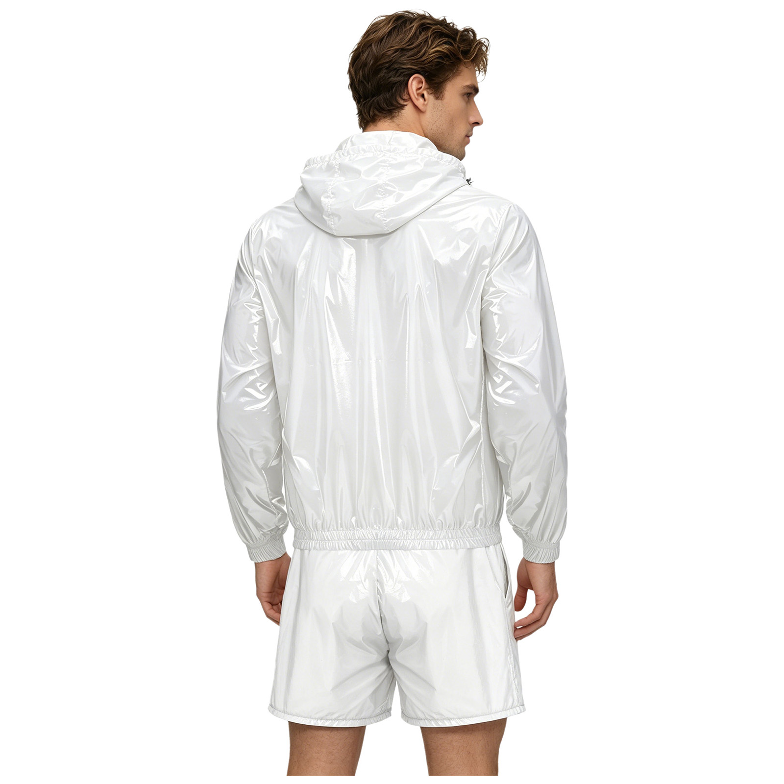 Pakaian Olahraga Renang Tahan  - Windbreaker Men Zip ulasan dan harga