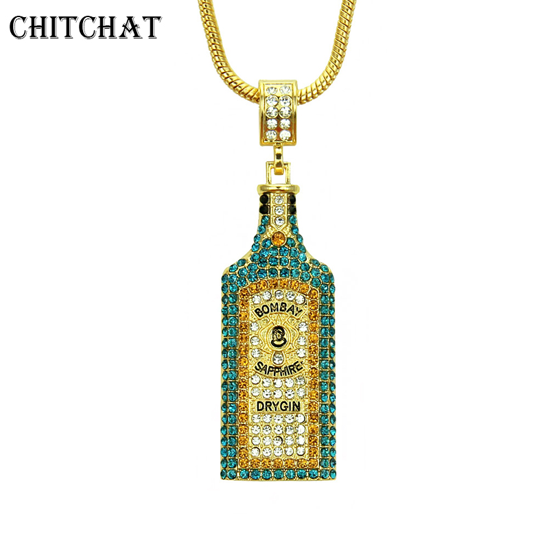 Besar Botol Anggur Kalung Penu - Fashion Men Vogue ulasan dan harga