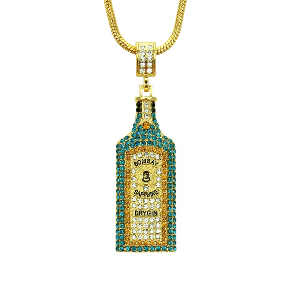 Besar Botol Anggur Kalung Penu - Fashion Men Vogue ulasan dan harga