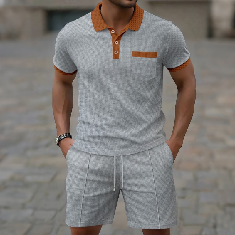 Set Fashion Kasual 2 Potong Te - Men'S Fashion For Summer 2026 ulasan dan harga