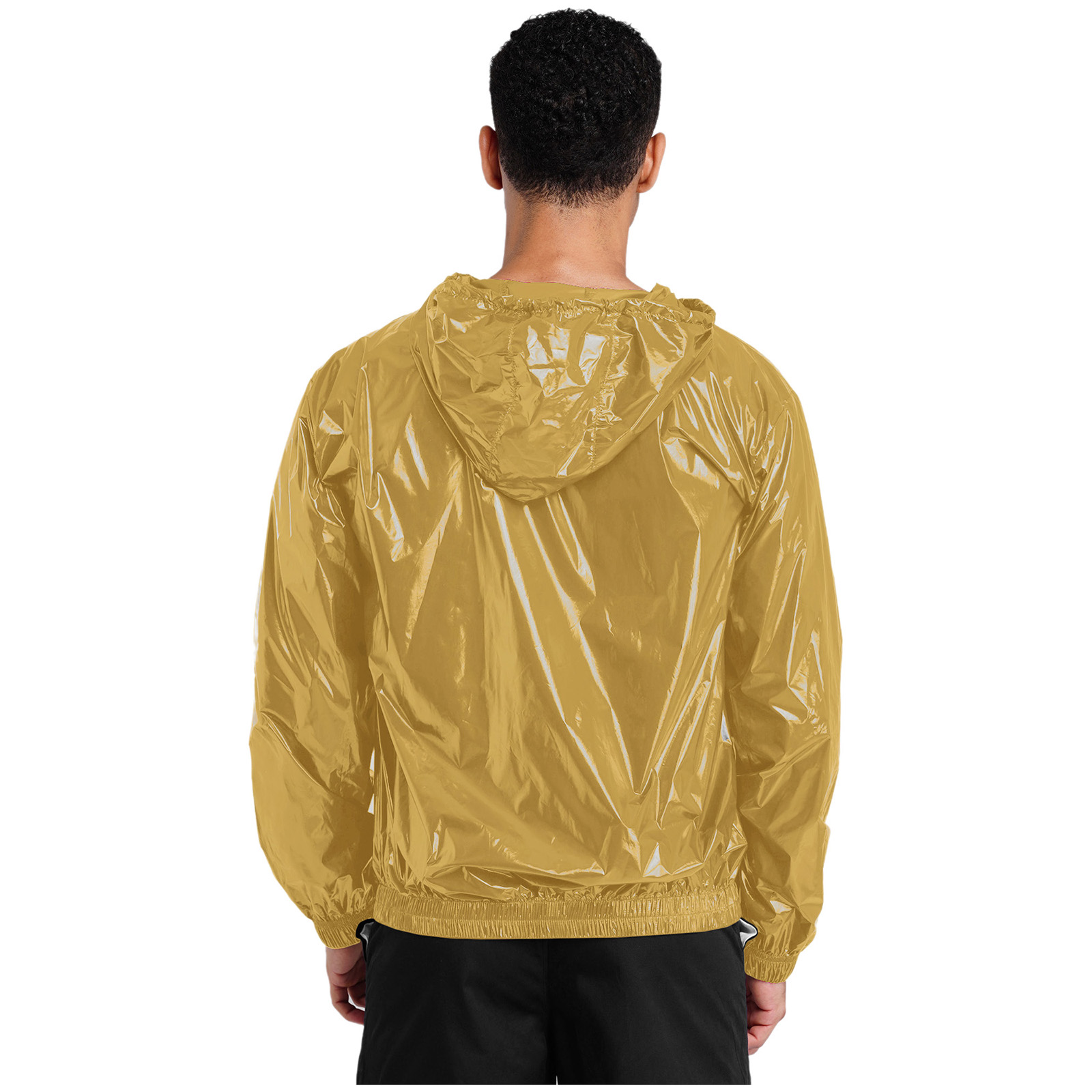 Jaket Berkerudung Tahan Air Pr - Windbreaker Men Zip ulasan dan harga