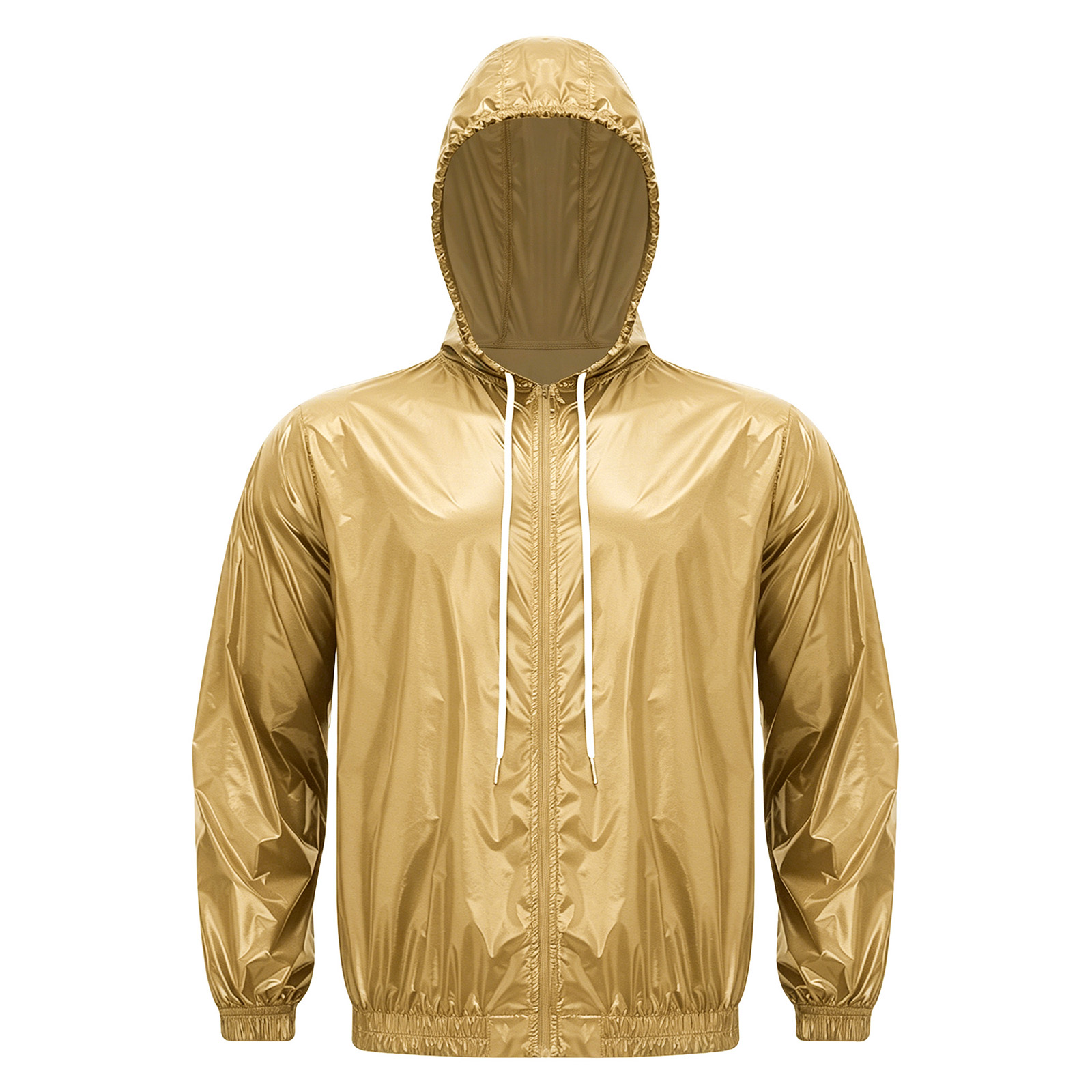 Jaket Berkerudung Tahan Air Pr - Windbreaker Men Zip ulasan dan harga