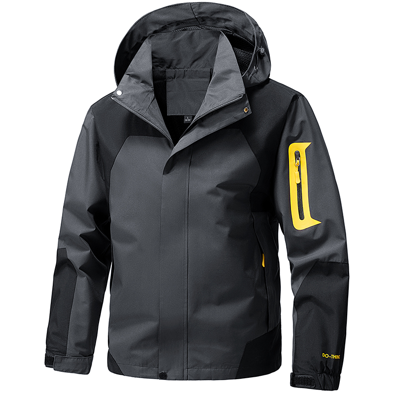 Jaket Outdoor Softshell Pria R - Windbreaker Men Zip ulasan dan harga
