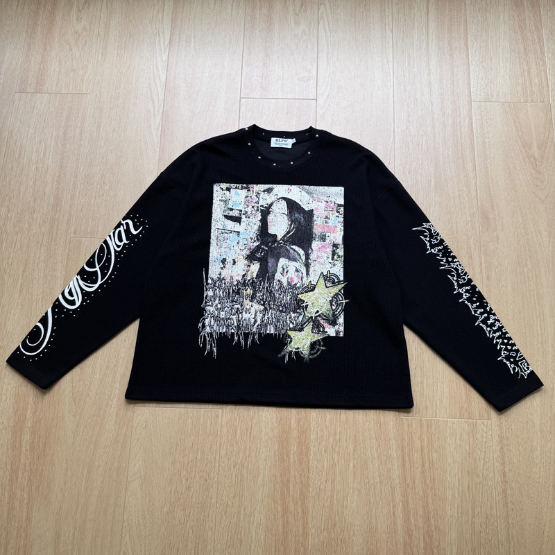 Kaos Pria High Street Graffiti - Mens Fashion Streetwear ulasan dan harga