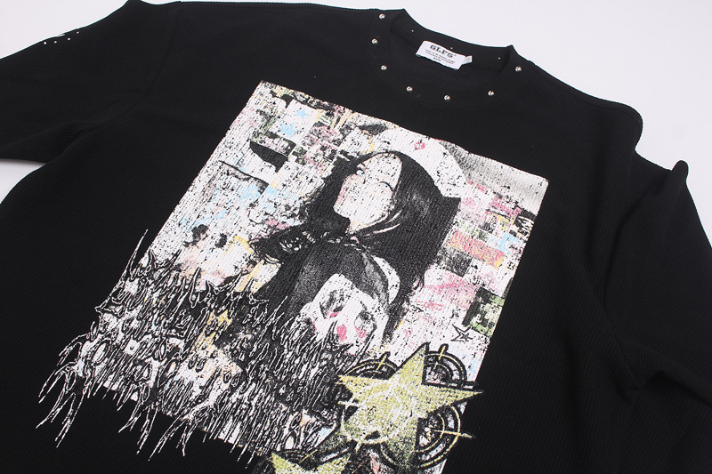Kaos Pria High Street Graffiti - Mens Fashion Streetwear ulasan dan harga