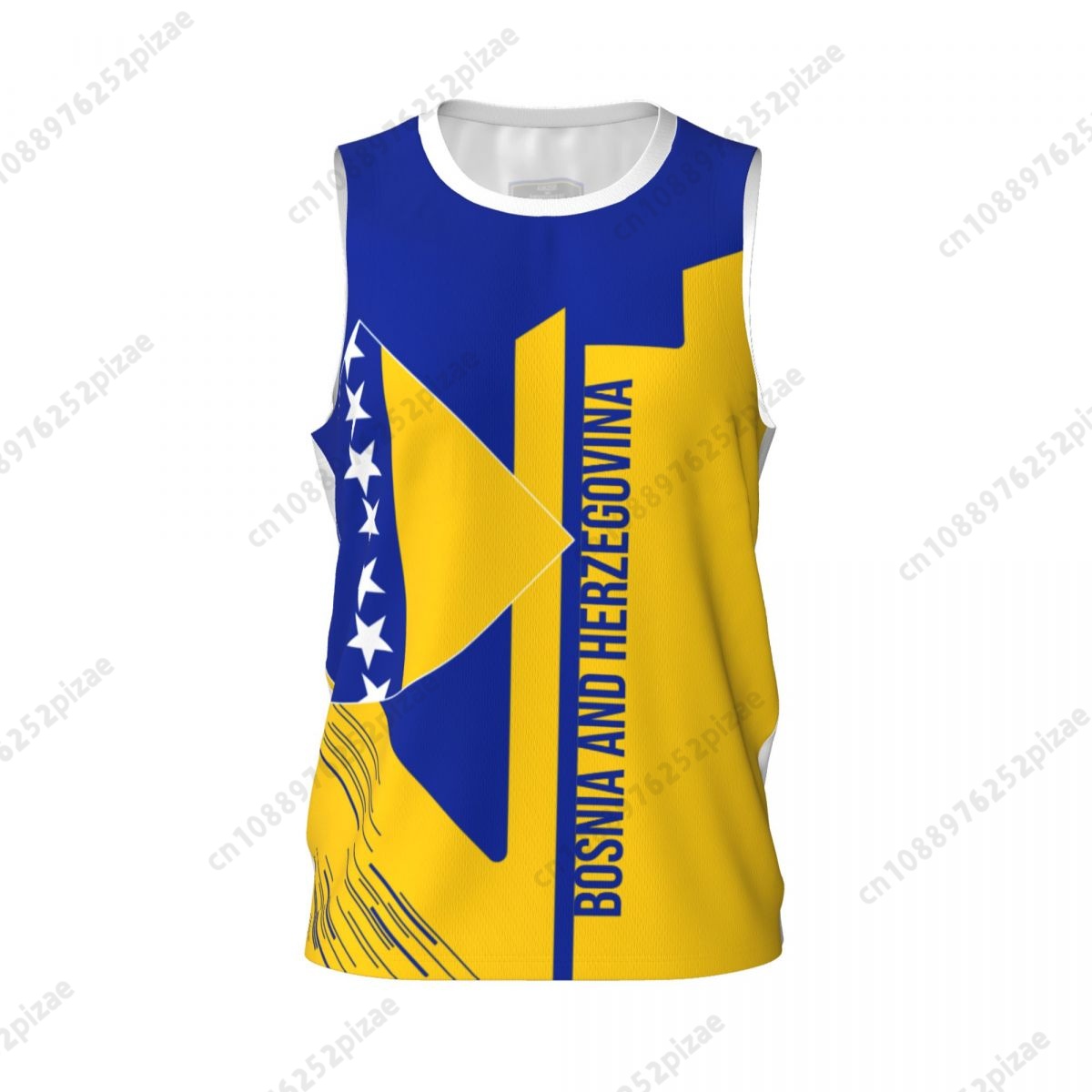Kaos Olahraga Bendera 3D Bosni - Men'S Fashion Names ulasan dan harga