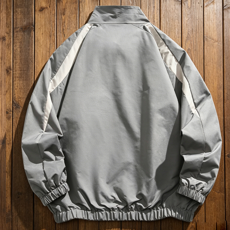 Jaket Track Pria Warna Putih N - Windbreaker Men Zip ulasan dan harga