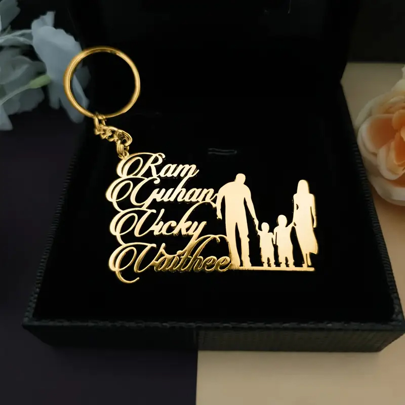 Gantungan kunci pelat nama nom - Men'S Fashion Gold Chain ulasan dan harga