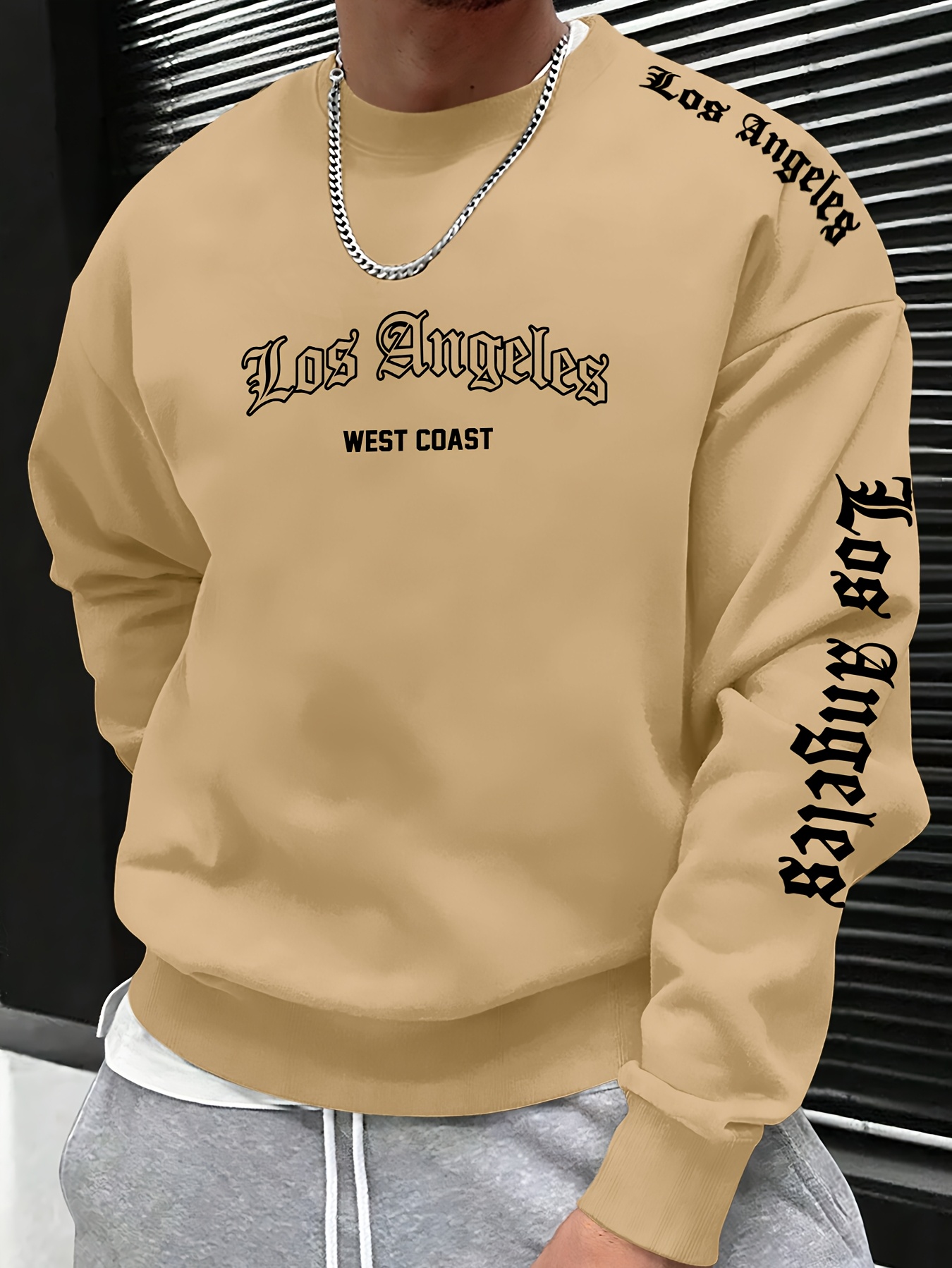 Sweatshirt Pria Leher Bulat de - Mens Fashion Streetwear ulasan dan harga