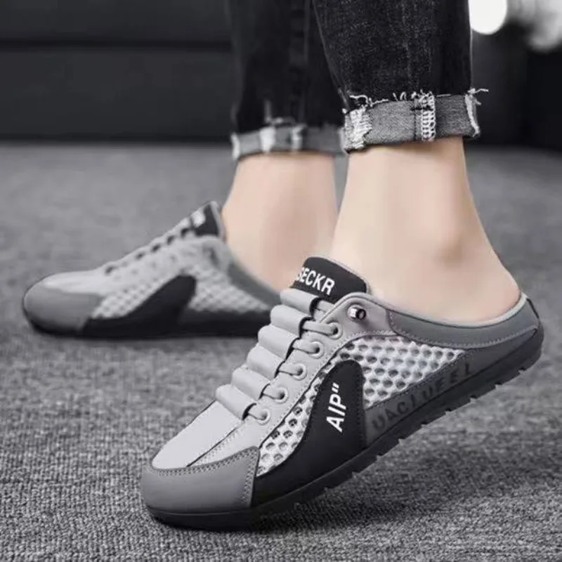 Sandal Setengah Bersol Lembut  - Mens Fashion Chinos ulasan dan harga