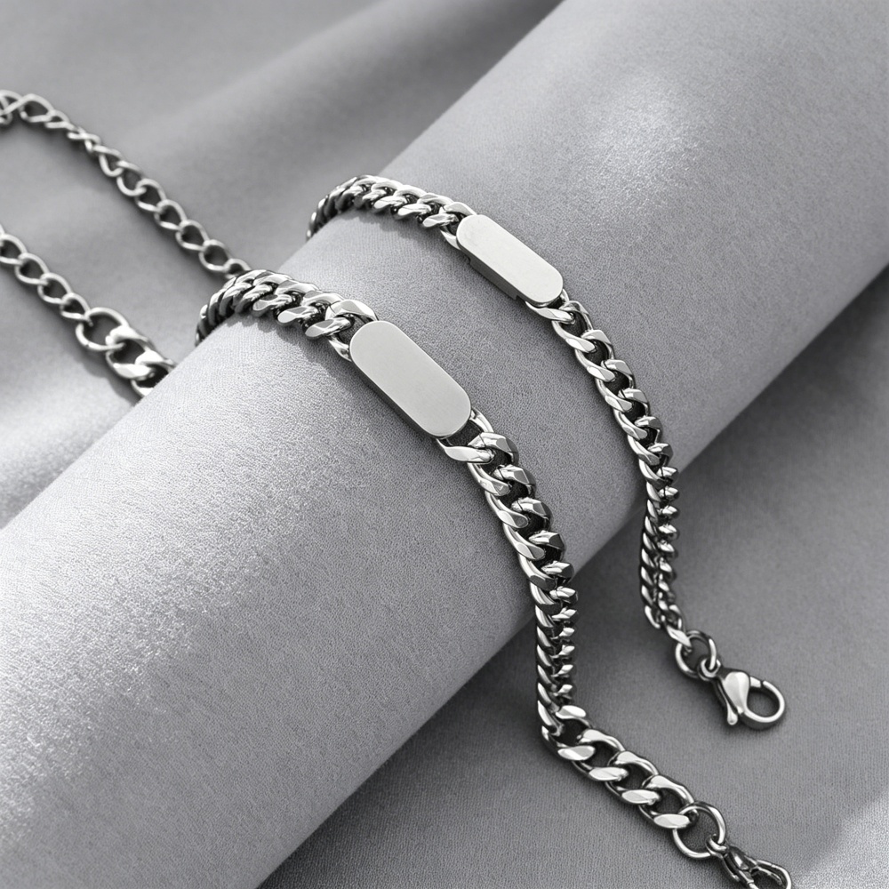 Gelang Pasangan Custom Nama Te - Men'S Fashion Gold Chain ulasan dan harga