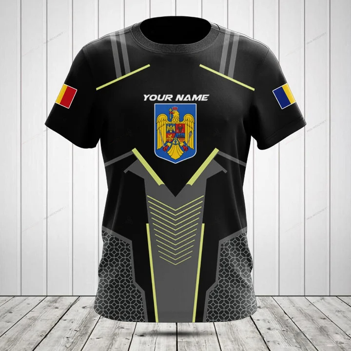 Kaos Grafis Bendera Rumania Hi - Men'S Fashion Names ulasan dan harga