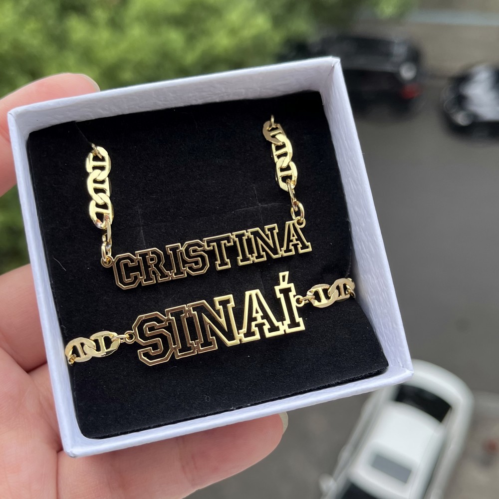 DUOYING kalung berongga nama k - Men'S Fashion Gold Chain ulasan dan harga