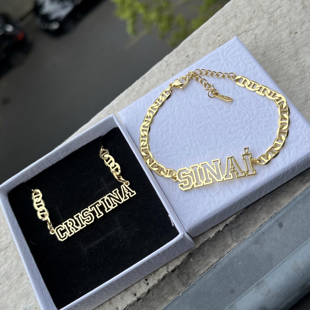 DUOYING kalung berongga nama k - Men'S Fashion Gold Chain ulasan dan harga