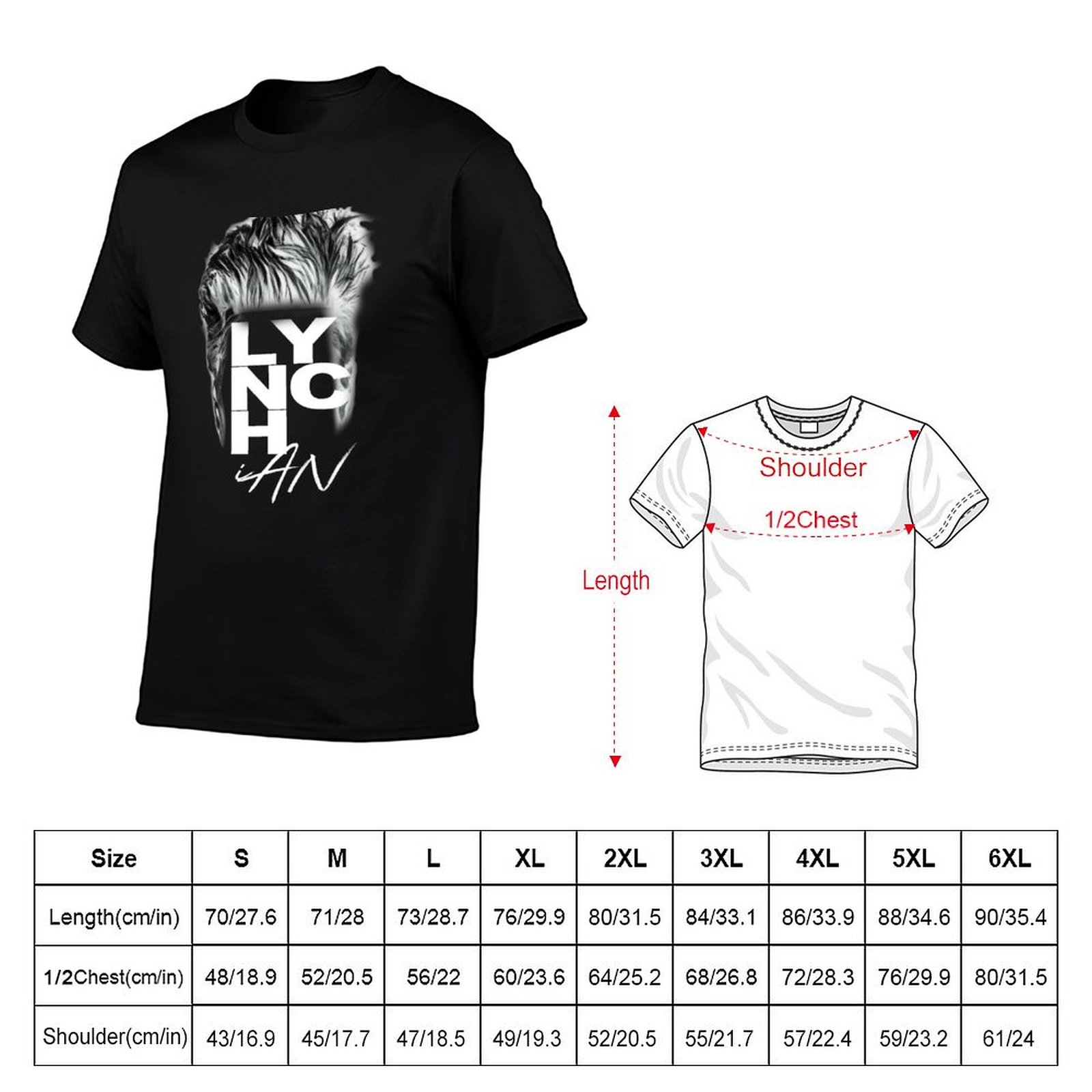 Lynch Haircut - Kaos Hitam Fas - Men'S Fashion Haircuts ulasan dan harga