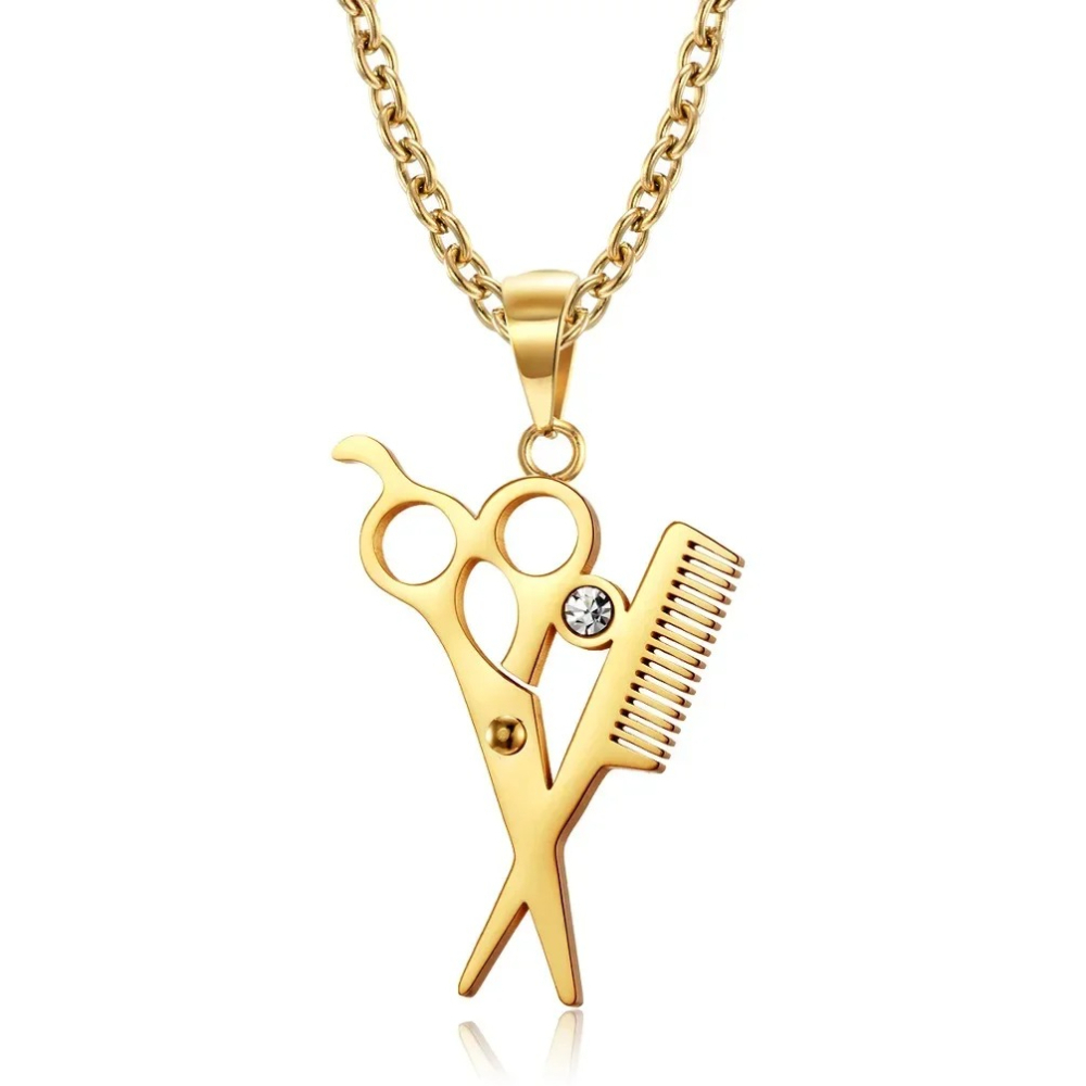 Kalung Liontin Gunting Sisir P - Men'S Fashion Haircuts ulasan dan harga