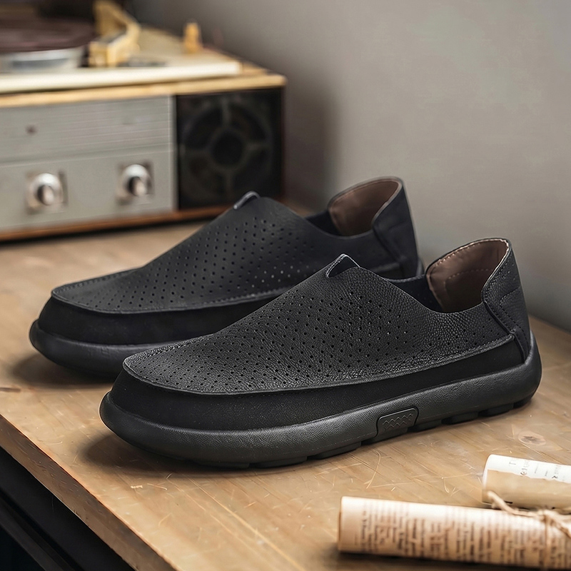 Sepatu Sneakers Loafers Pria U - Mens Fashion Chinos ulasan dan harga