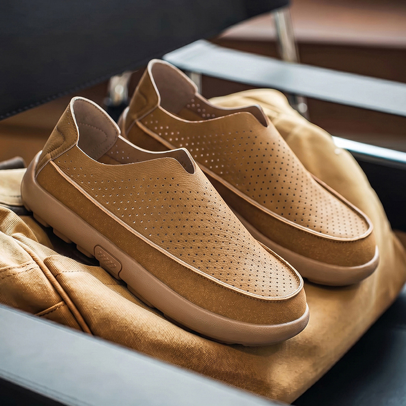 Sepatu Sneakers Loafers Pria U - Mens Fashion Chinos ulasan dan harga
