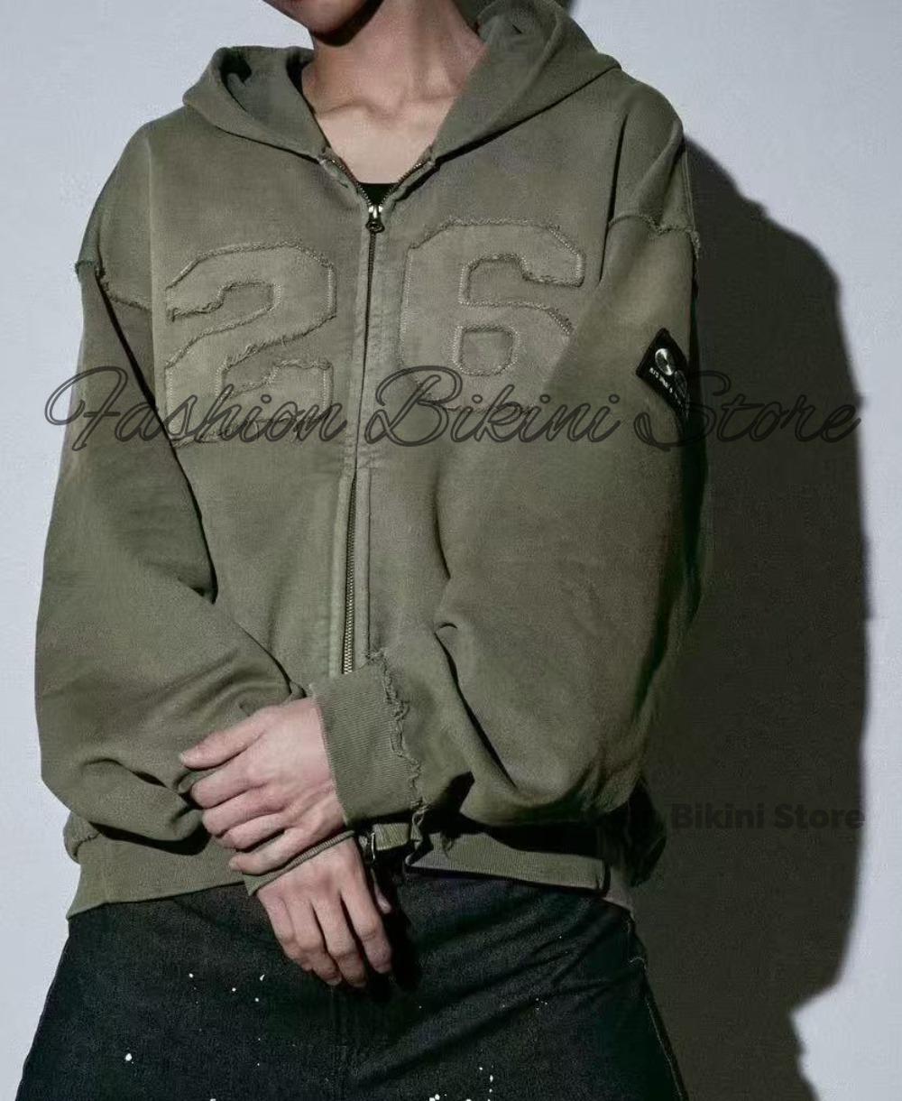 Hoodie Retro Abu-abu Baru deng - Streetwear Hoodie ulasan dan harga
