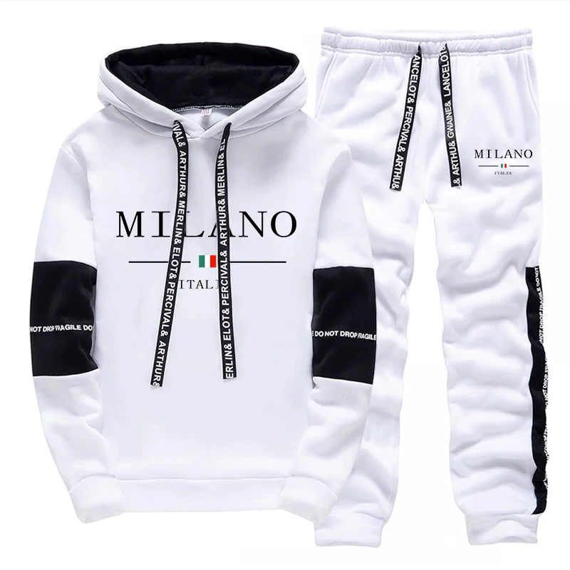 Set Pria/Hoodie/Celana Italia  - Mens Fashion Streetwear ulasan dan harga