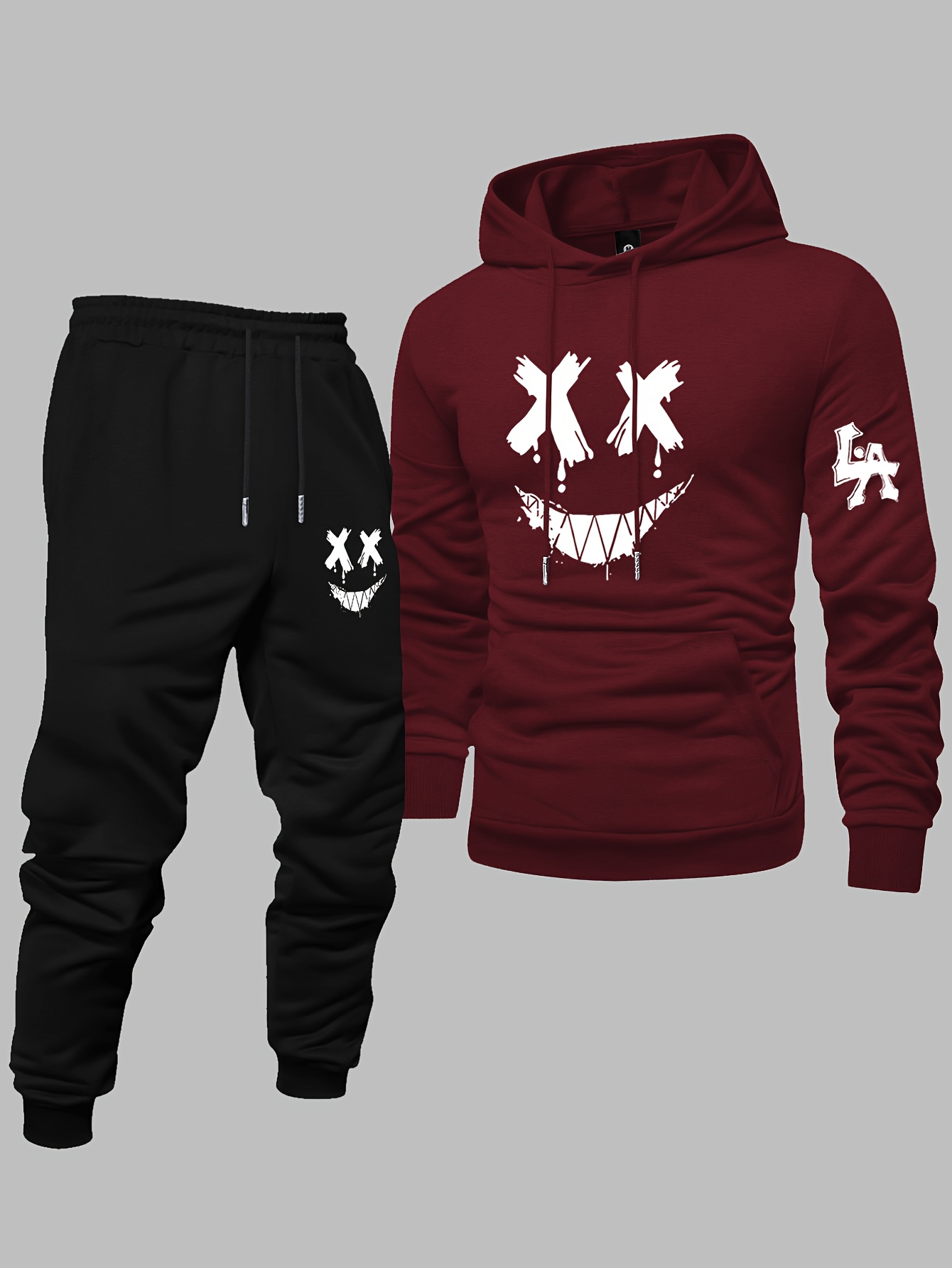 Setelan Olahraga Trendy Street - Streetwear Hoodie ulasan dan harga