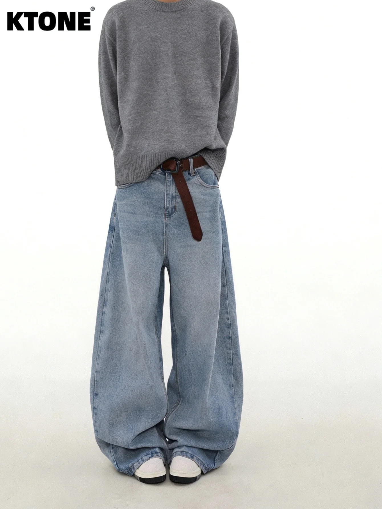 Celana Jeans Baggy Biru Retro  - Men'S Fashion For 60 Year Old ulasan dan harga