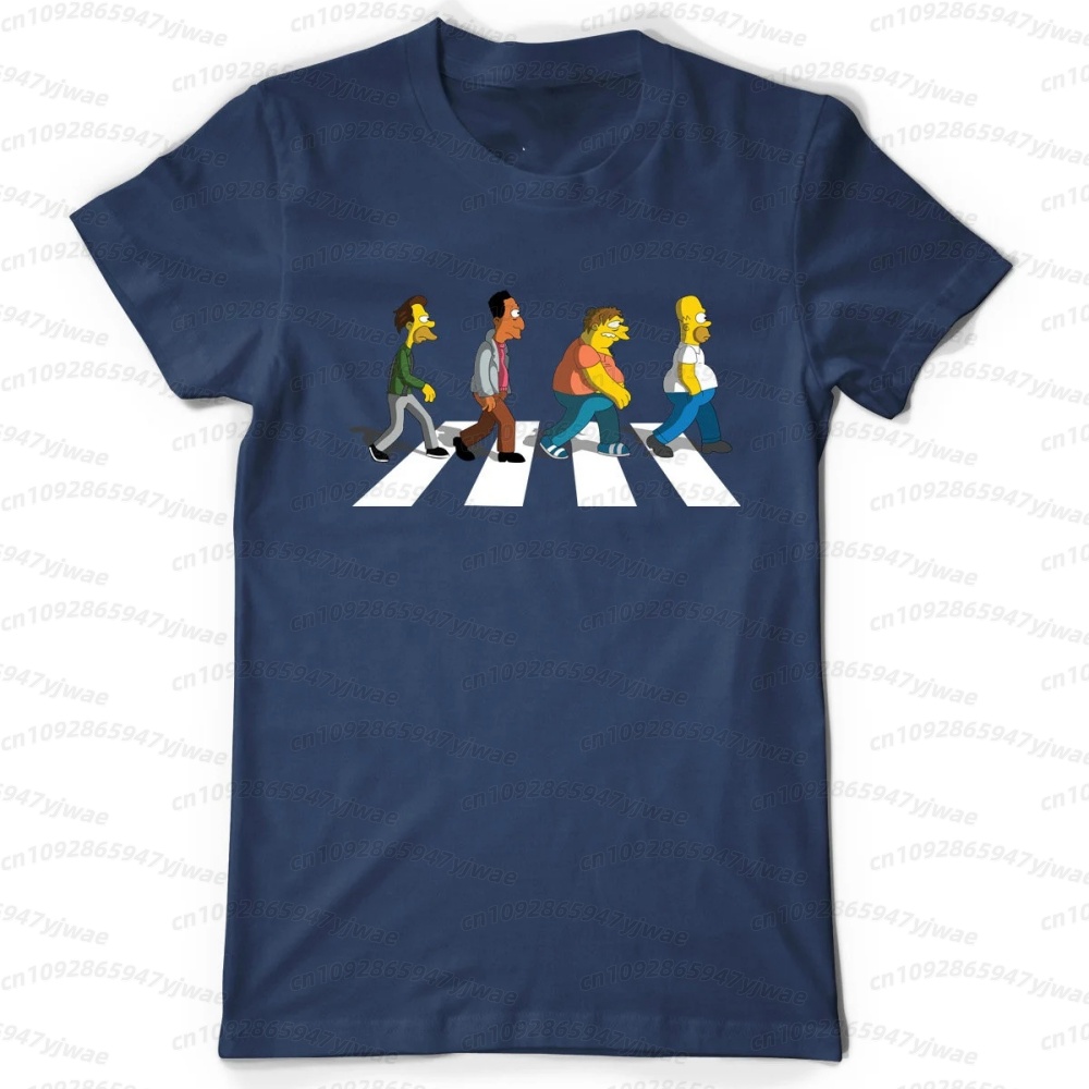 Kaos Pria Simpsons Dad Sidewal - Mens Fashion Streetwear ulasan dan harga