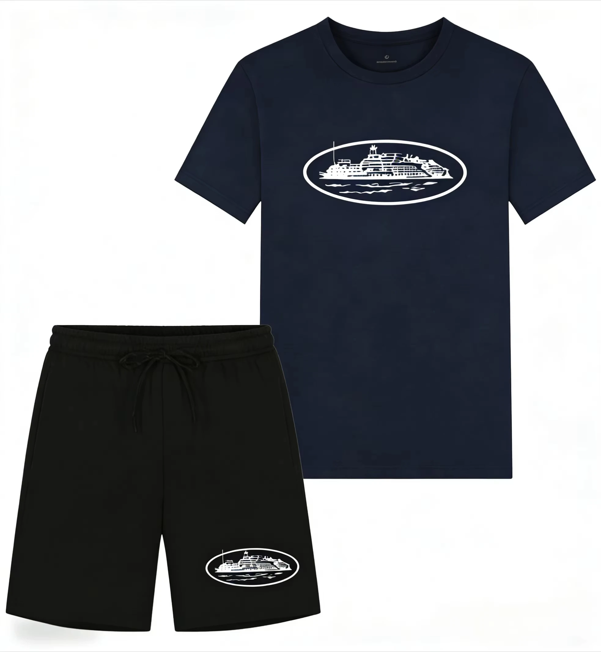 Kaos dan Celana Pendek Motif P - Men'S Fashion For Summer 2026 ulasan dan harga