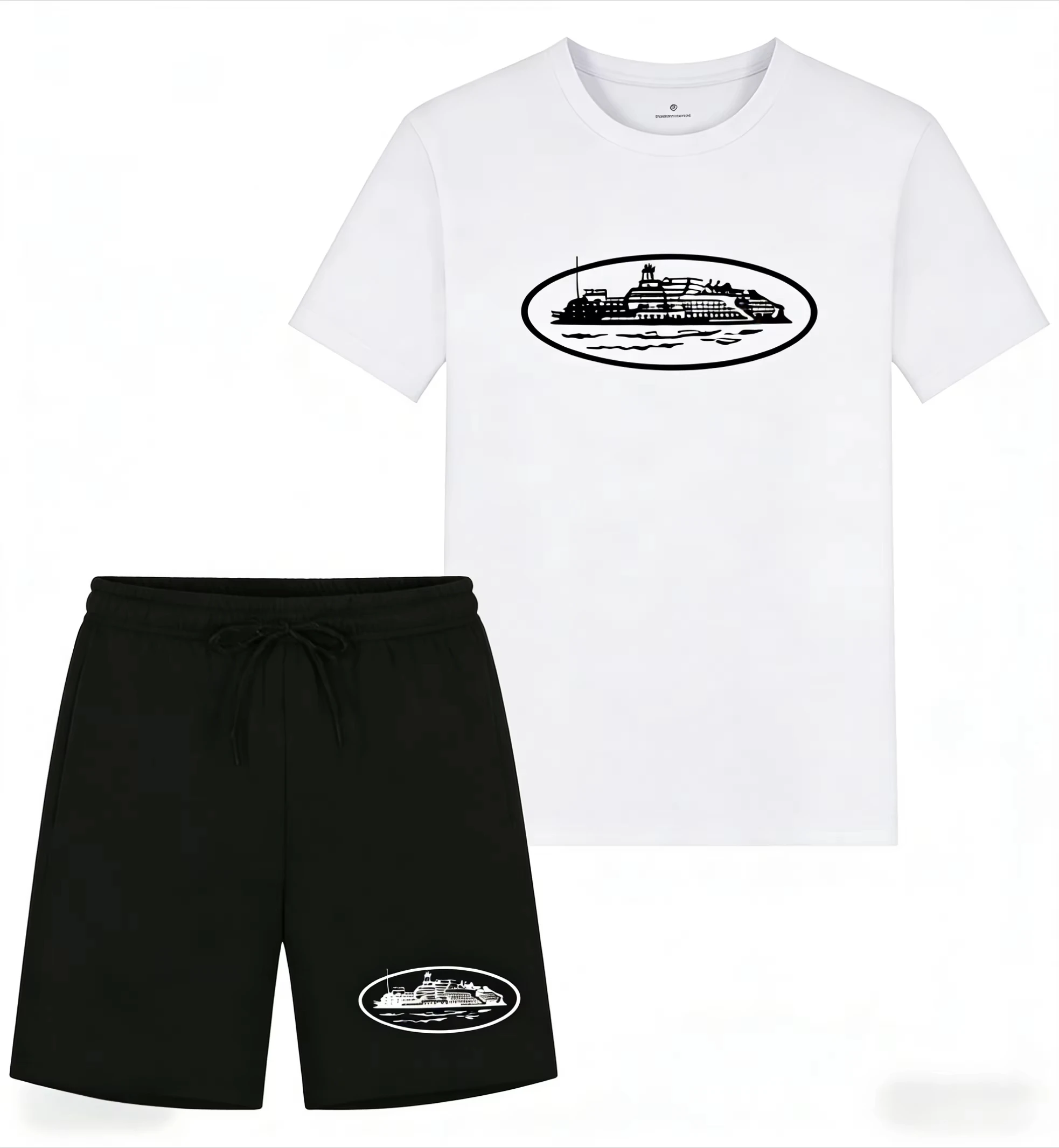 Kaos dan Celana Pendek Motif P - Men'S Fashion For Summer 2026 ulasan dan harga