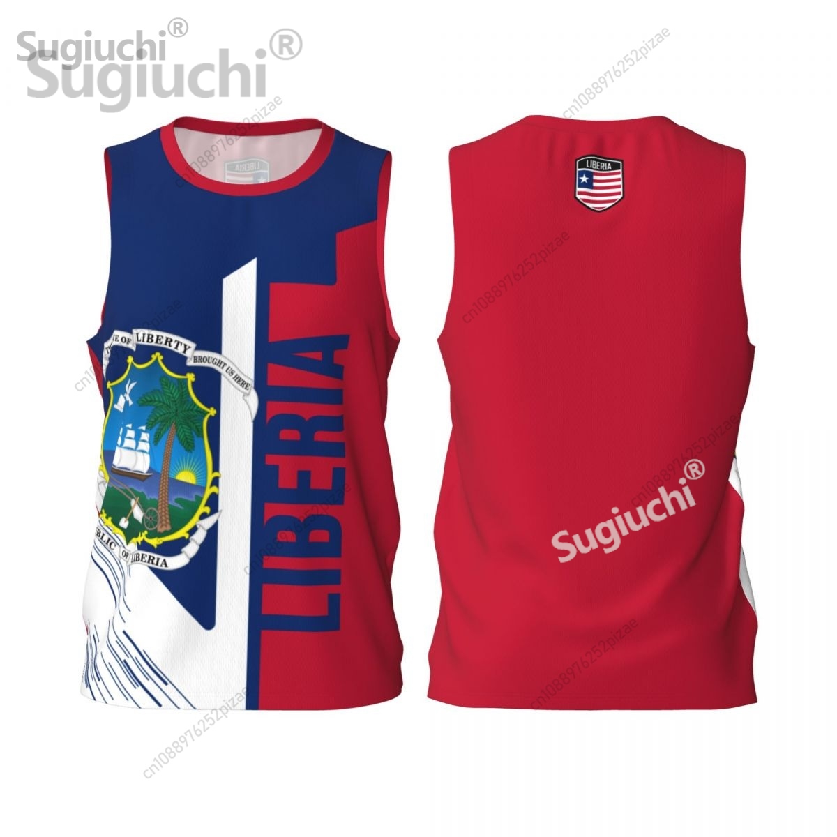 Kaos Olahraga Bendera Liberia  - Men'S Fashion Names ulasan dan harga