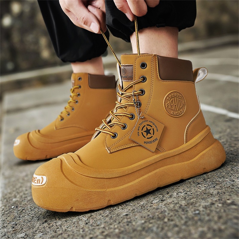 Sepatu Boots Pendek Modis dan  - Mens Fashion Chinos ulasan dan harga