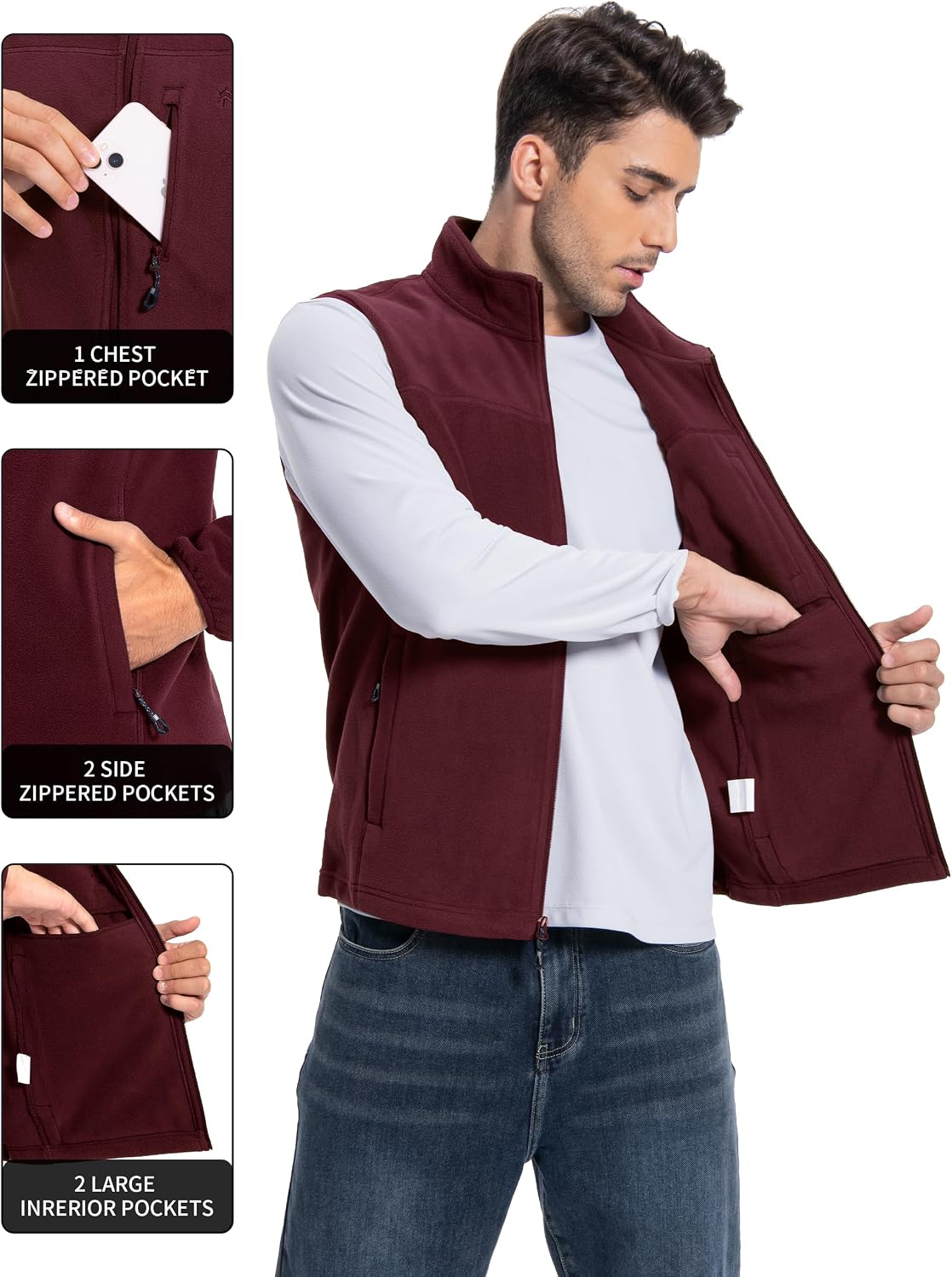 Rompi Fleece Pioneer Camp Jake - Windbreaker Men Zip ulasan dan harga
